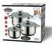 Set oale din inox cu capac 6 piese Peterhof 15259